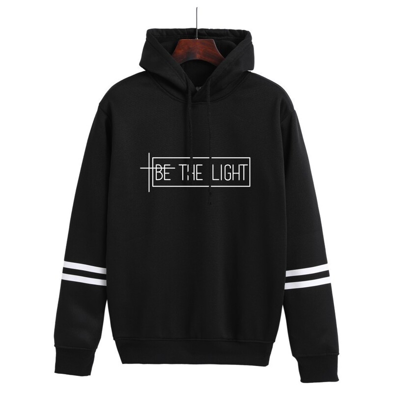 Cross-border trend "Real Hasta la Muerte" "Be The Light" casual couple hoodie