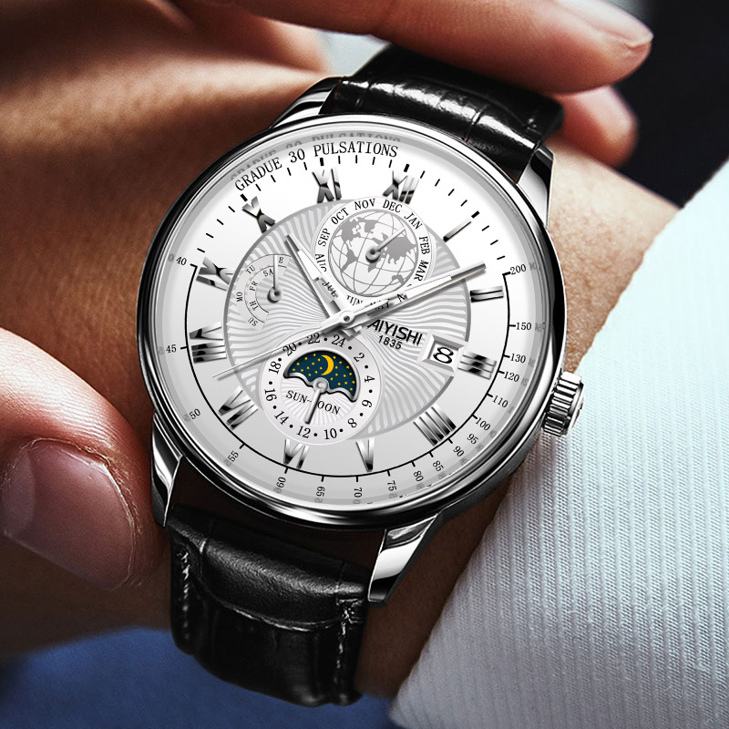 Aiyishi Earth Series Versatile Fashionable Sports and Leisure Quartz Men's Watch-1835