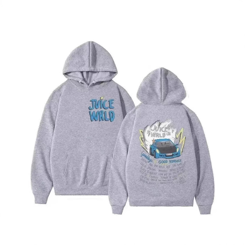 Juice Wrld Rapper Hoodie for Men Women Set Fashion Hot-Selling in Europe and America