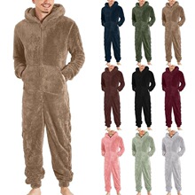 J 77982 Men's Zip-Up Fleece Onesie ��������˯�� �羳ŷ��