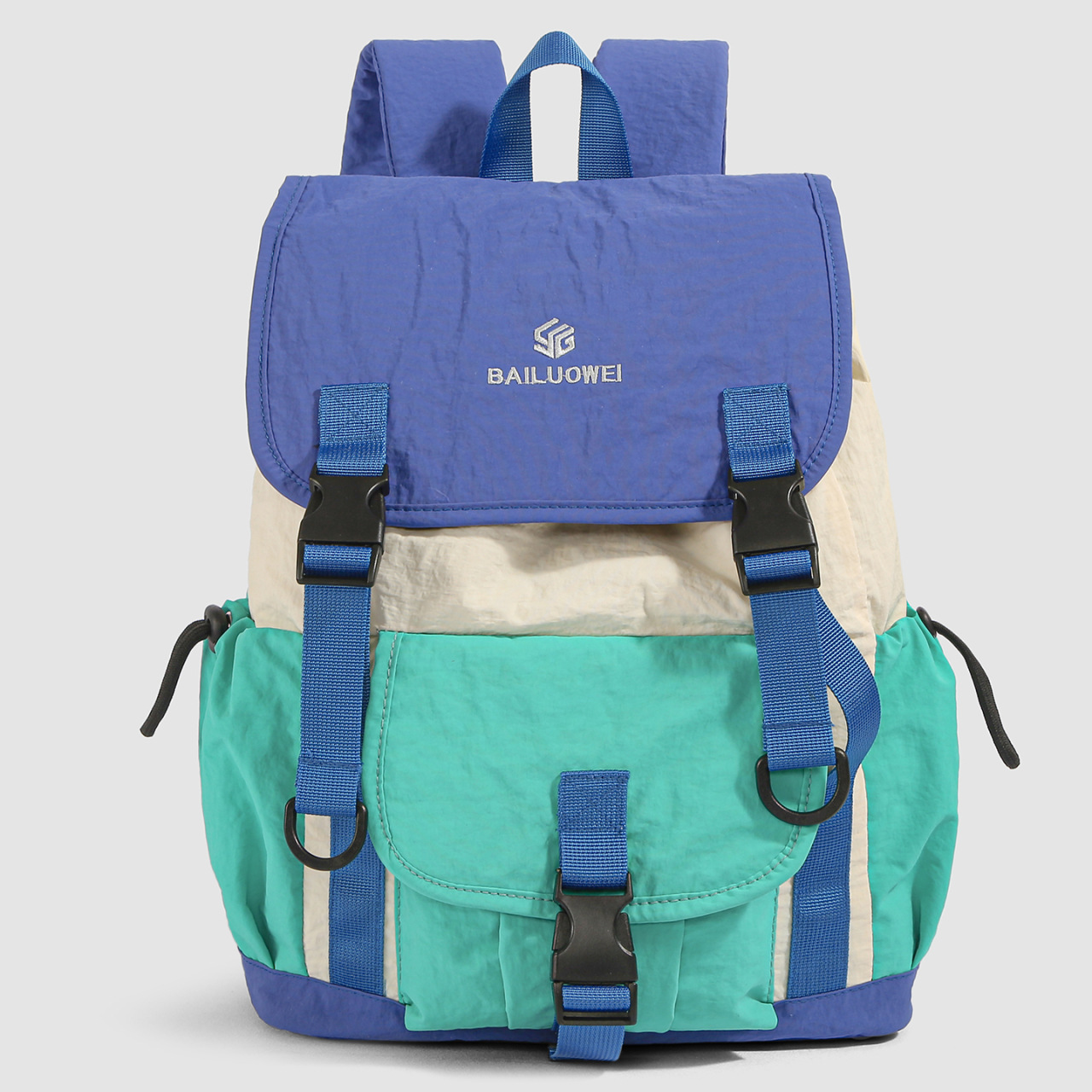 森系休闲旅行徒步防水轻便小清新双肩包女登山包学生书包户外背包