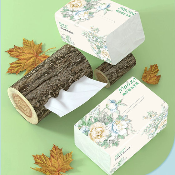 Tissue tissue 3-layer 120-drawer large bag household affordable paper tissue tissue full box wholesale facial tissue manufacturer