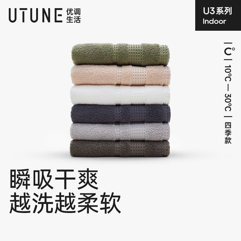 Хлопковое полотенце премиум-класса для мытья лица, впитывающее, подходит для домашнего использования, мягкое и утолщенное, без ворса, антибактериальное, дезодорирующее, для мужчин и женщин, идеально подходит для купания.