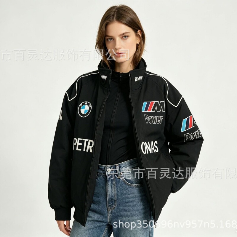 F1 hot-selling racing jacket B motorcycle racing jacket BMW European and American style embroidered cross-border MW casual jacket