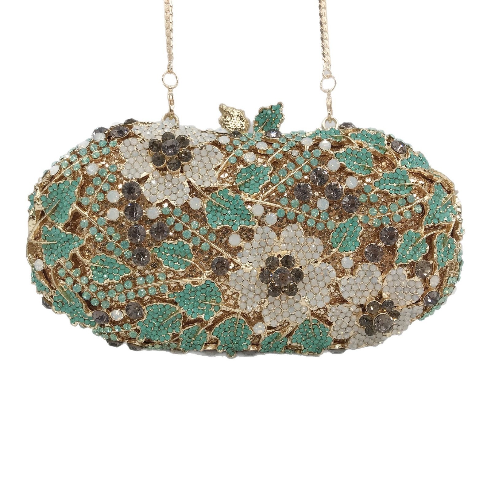 Selección estricta de diamantes de diamante transfronterizos bolsas de vestir de banquete de fiesta de diamantes llenos bolsas de mano de mujer bolsa de embrague