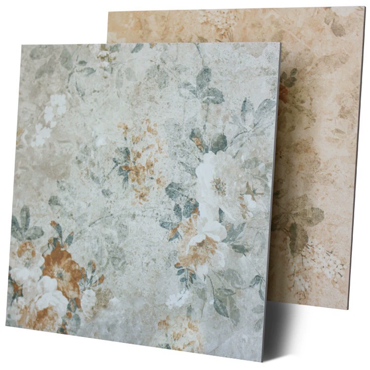 Романтическая и теплая плитка с пионами, антикварная напольная плитка для ванной комнаты и ресторана, настенная плитка с культурной подложкой, настенная плитка для чайного ресторана.