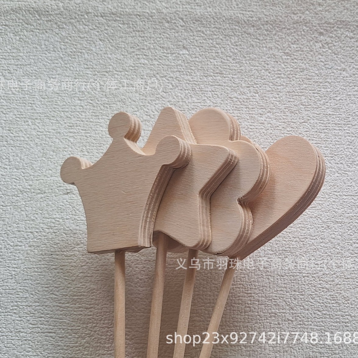 Christmas Wooden Crown Magic Wand Children's Fairy Stick Toy Five-pointed Star DIY Decorative Flower Crown Crafts