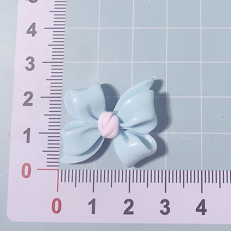 Nuevos accesorios de resina de bricolaje con lazo de color Macarons, geles de crema, accesorios para el cabello, pinzas para el cabello, agujeros en la carcasa del teléfono, hebilla del zapato