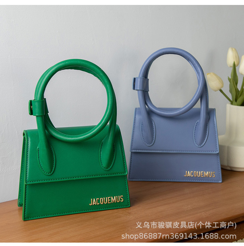 Jacquemus2023 New Summer Circle Bag Fashion Simple Trend Shoulder Handbag Size 20
