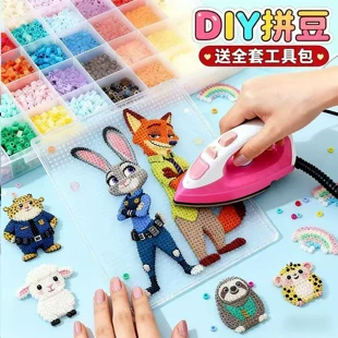 Набор для DIY-поделок из термобусин полный комплект с инструментами