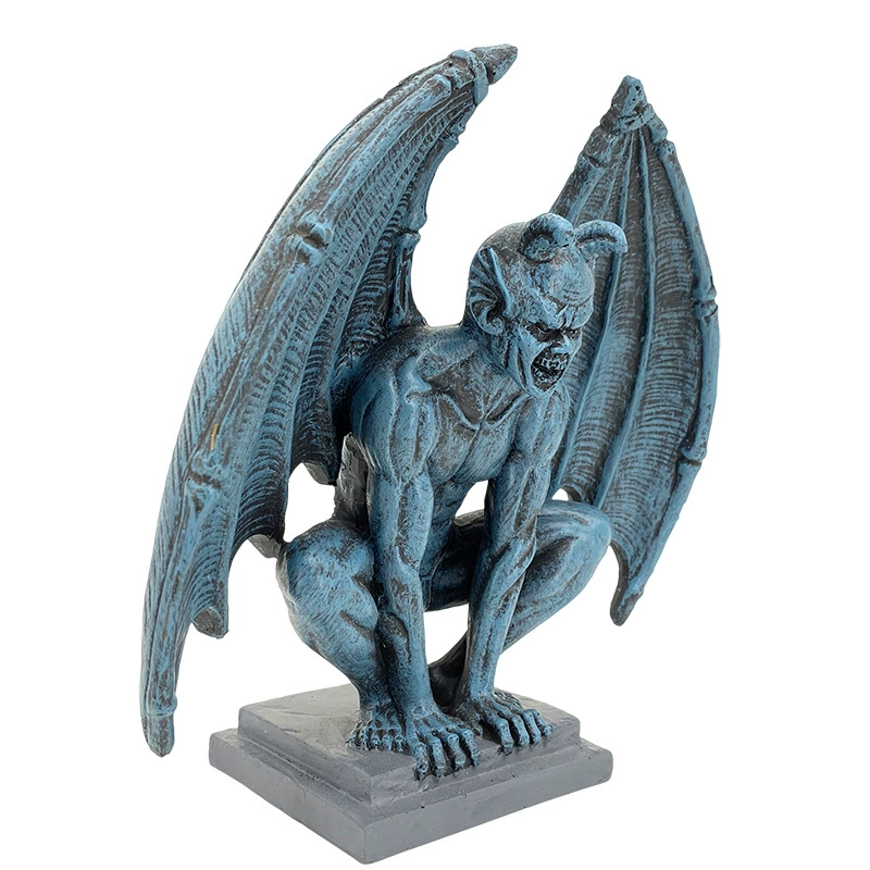 Готический дьявол ангел качели Resin crafts сад дом гостиная декор ангелская статуя автомобильный декор