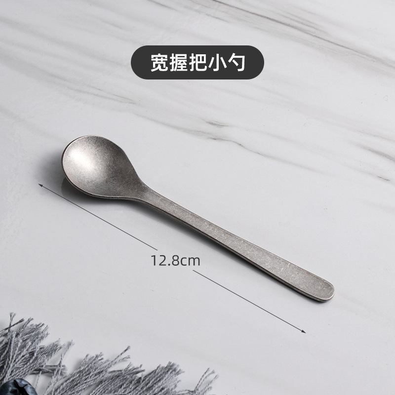 넓은 그립 식사 스푼