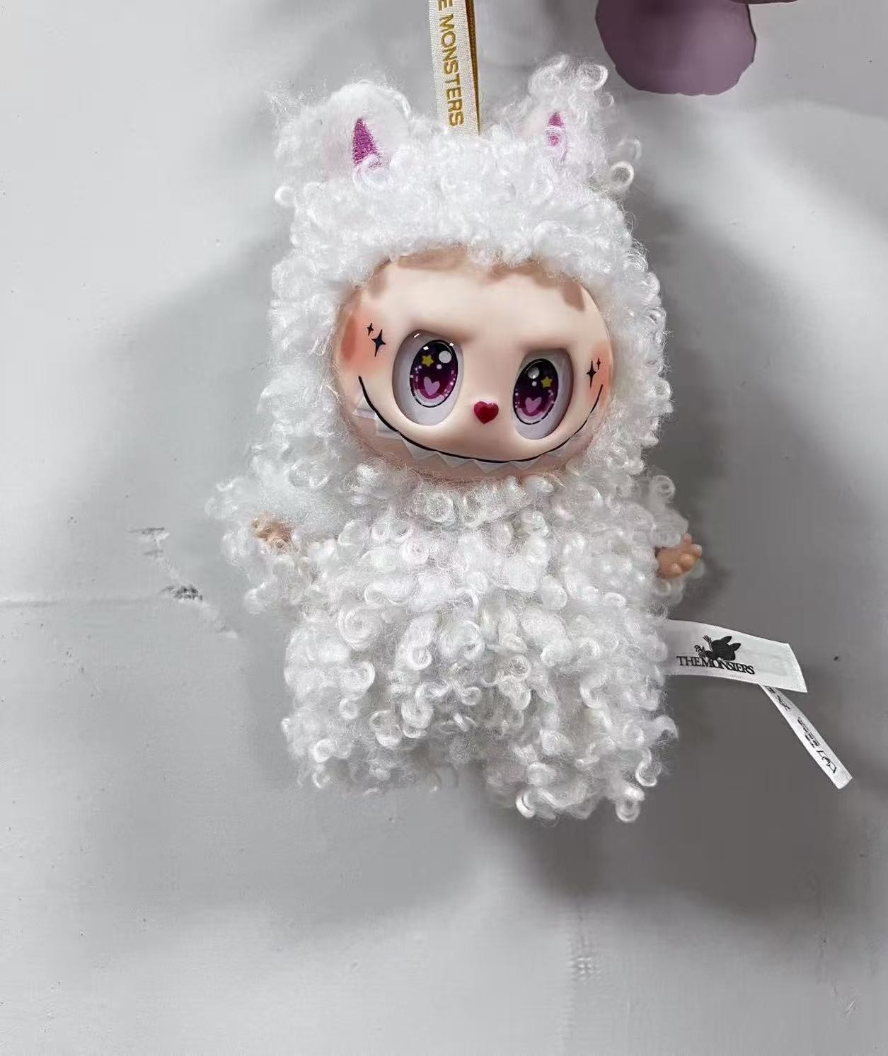 곱슬머리 - 하얀 아름다운 양 - 무료 컬러 가방