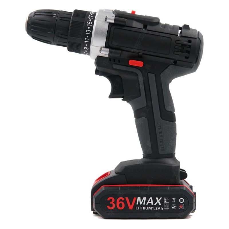 Taladro de mano taladro de mano del hogar herramienta recargable Taladro eléctrico de litio taladro multifuncional taladro de impacto destornillador eléctrico