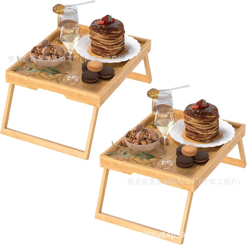 Cross-Border Wooden Rectangular Folding Table Lazy Breakfast Storage Rack Laptop Stand Computer Desk Snack Tray Cross-Border Wooden Rectangular Folding Table Lazy Breakfast Storage Rack Laptop Stand Computer Desk Snack Tray