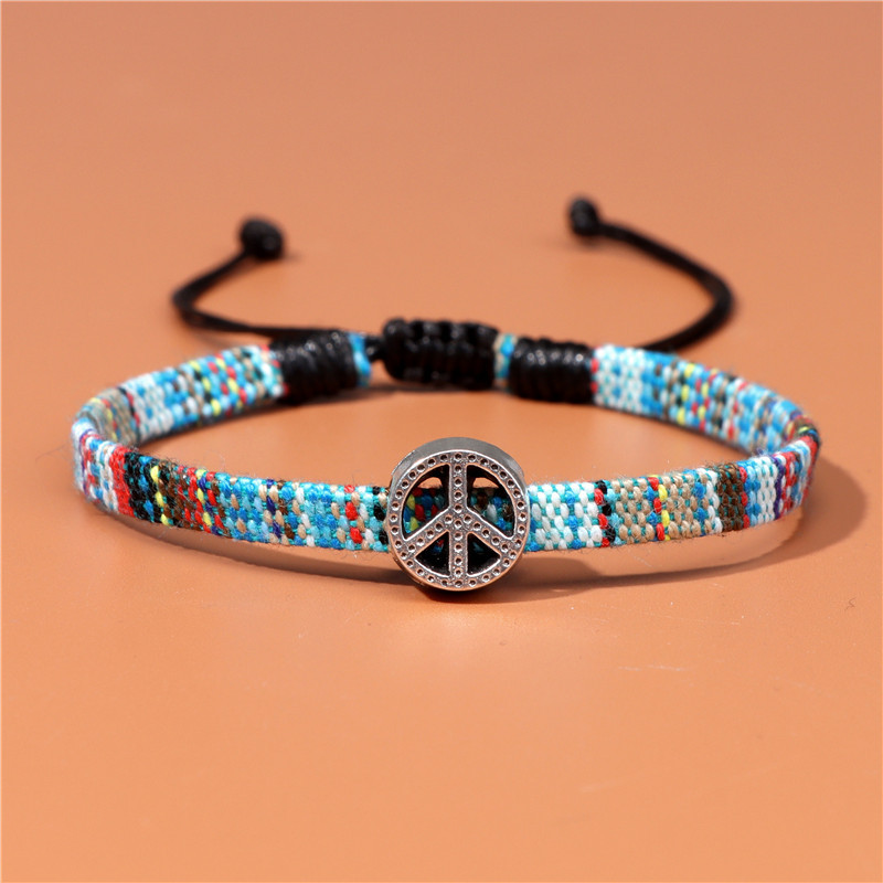 Retro Geometric Cloth Handmade Unisex Bracelets 1 Piece