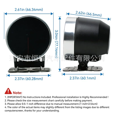 automobile instrument: Model Def 2.5inch Colorful Cross-Border