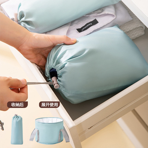 Household Adult Portable Travel Insulated Foot Bath Tub Foldable Dormitory Foot Washing Basin Foot Bath Bag Wholesale