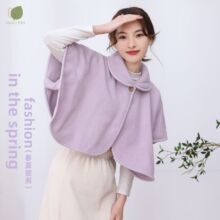 琵曼朵新款日韩风春夏披肩空调房办公护肩护背居家服居家休闲斗篷