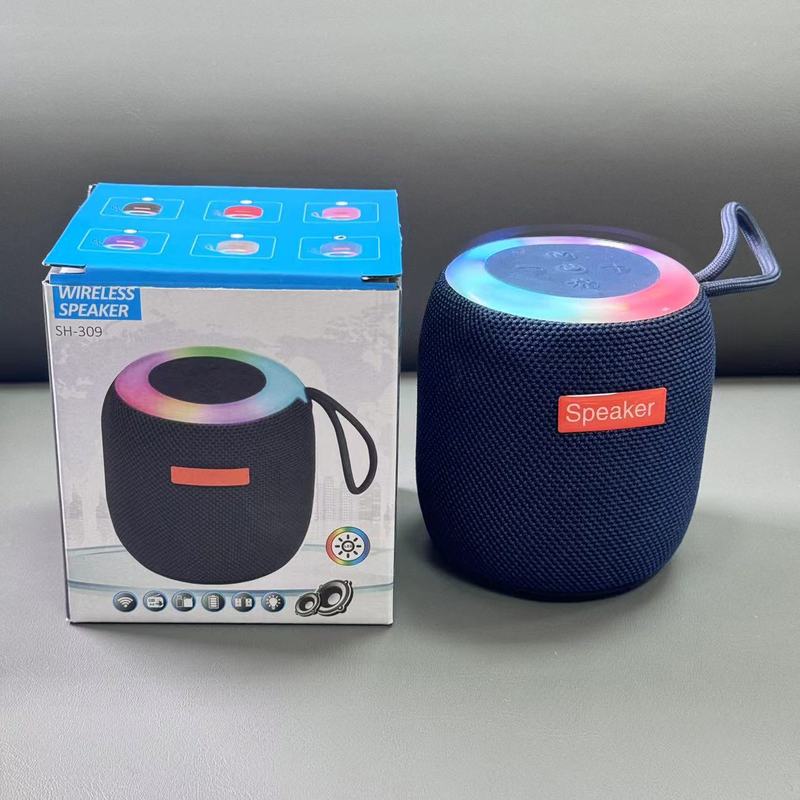クロスボーダー 309 ワイヤレス Bluetooth スピーカー高価値のカラフルな照明とオーディオ屋外ホームサブウーファースピーカー|undefined