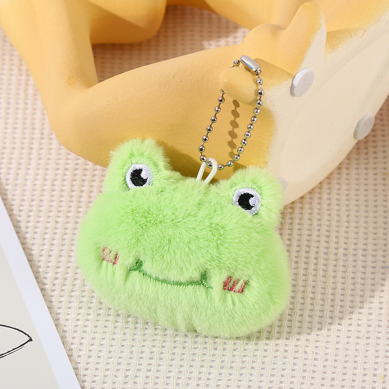 Oso de peluche dibujos animados Panda broche lindo muñeca Rana conejo bolsa colgante DIY accesorios ropa