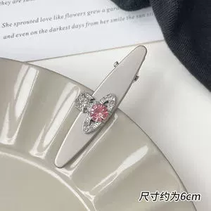 Холодный стиль королева мать rhinestone планета металлическая заколка для волос сладкая крутая модная простая универсальная заколка для волос боковой зажим