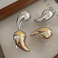 Расширенное чувство ниши полые серьги капли воды личность темперамент серьги допамина ювелирные изделия оптом женщины