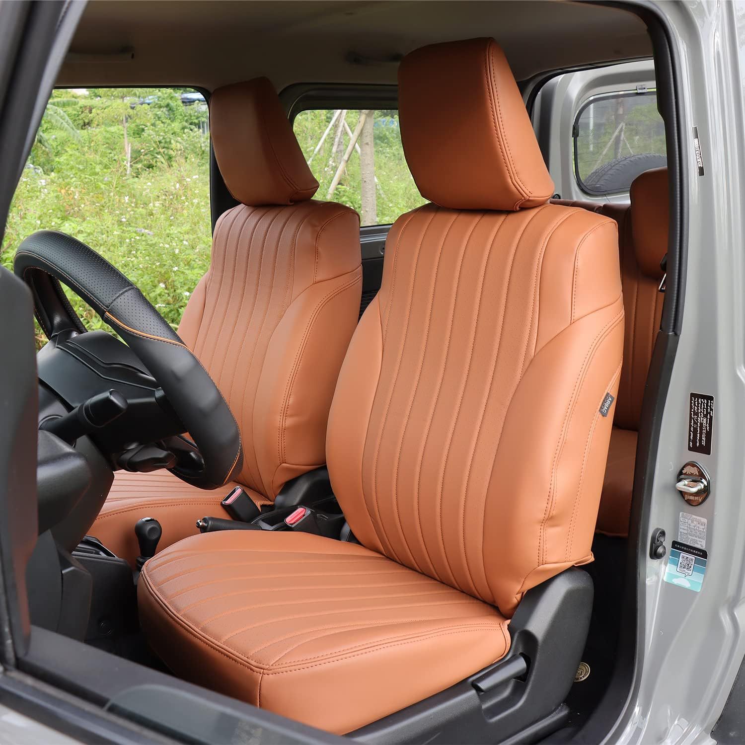 Suitable for 3-Door Jimny 2018+Jb64 Jb74 Leather High-End Seat Cover Fully Enclosed Seat Cover