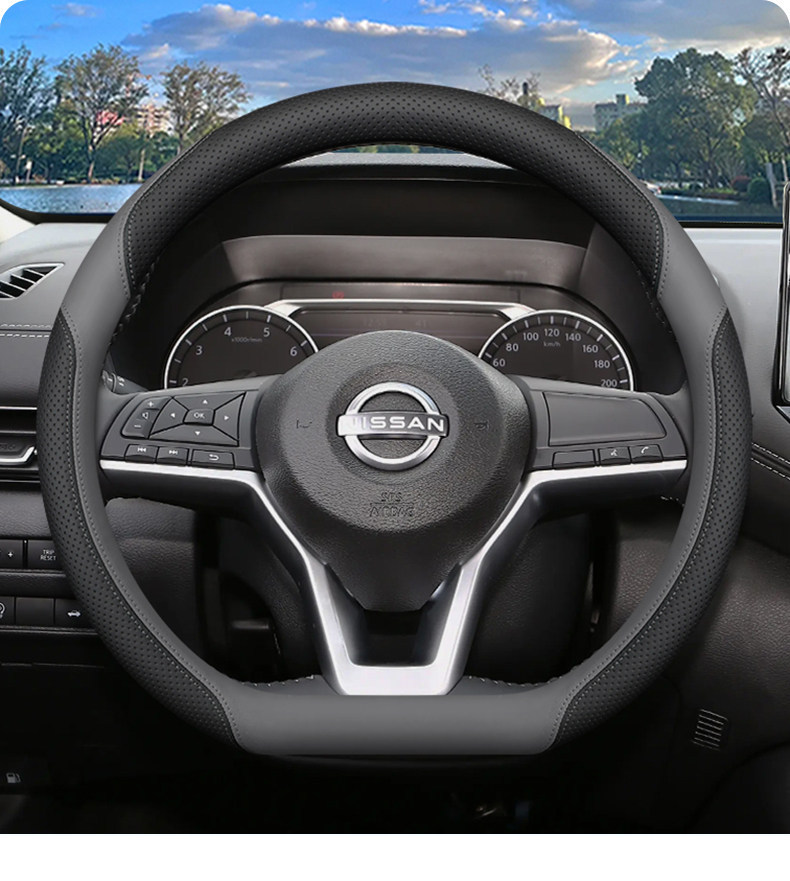 Suitable for 2026 Nissan Sylphy Steering Wheel Cover, Dongfeng Nissan 14Th Generation Classic Modified Four-Season Steering Wheel Cover