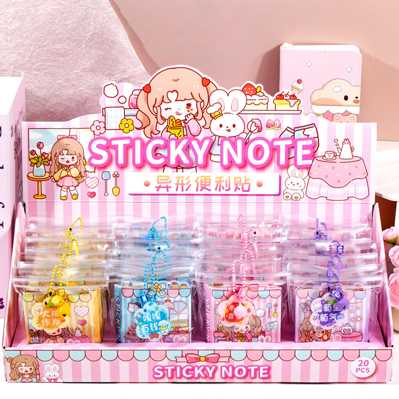 Baby Sweetheart 40% de descuento en notas, bolsa ziplock, papel de mensaje rasgable, papelería portátil de alto valor para estudiantes