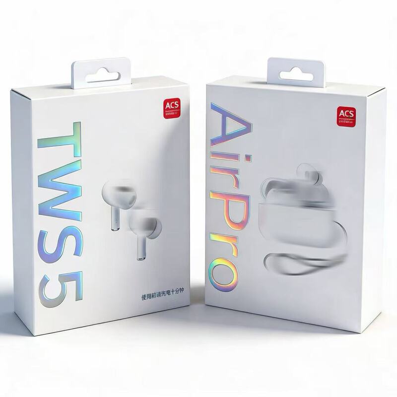 Bangweishi Gift Bluetooth Earphones Wireless Fifth Generation In-Ear Pro2 Earbuds Music Noise Reduction Call 7Th Generation Battery Life