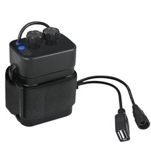 多功能双输出电压5V/12V可充电锂电池带充电器应急电源储能长续航