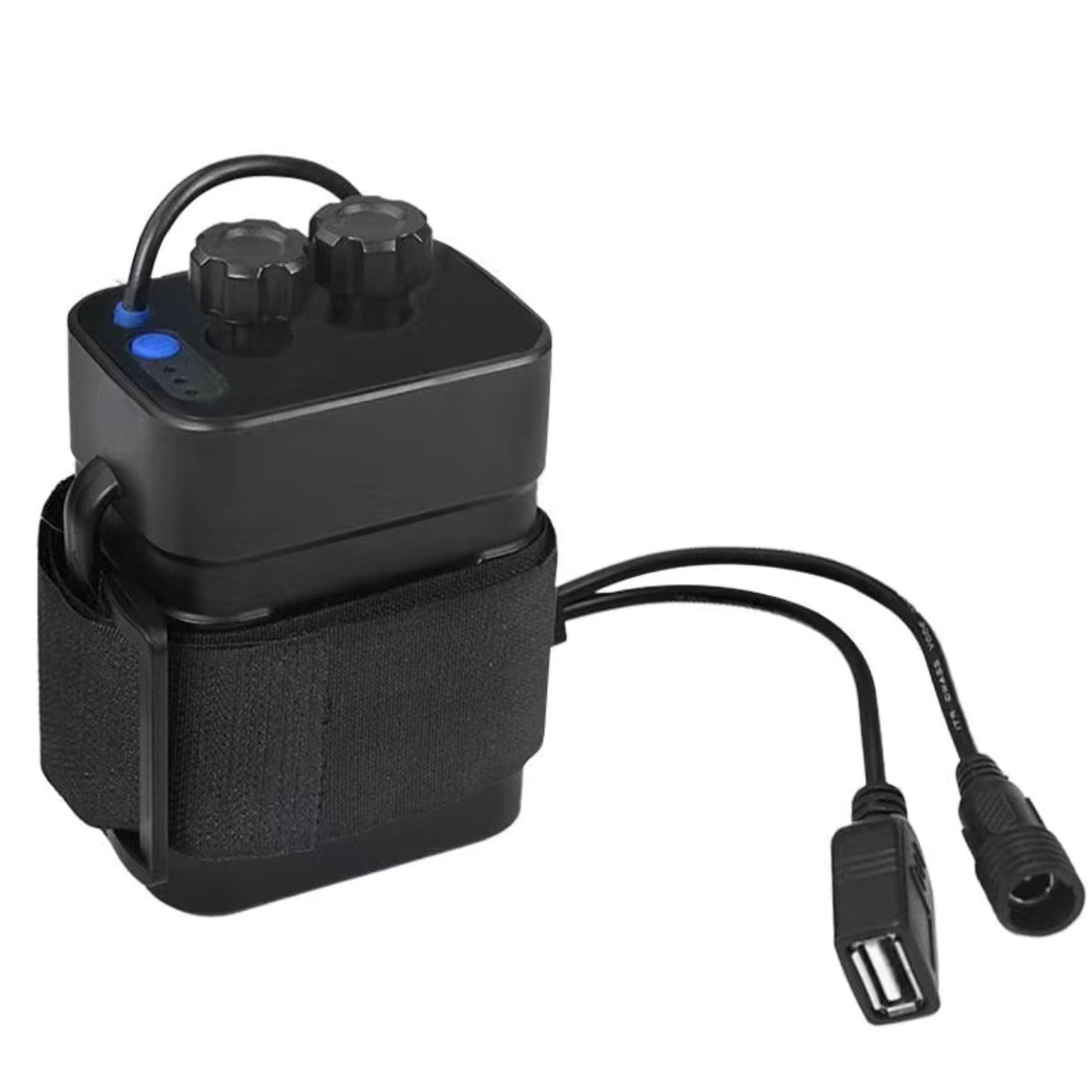 多功能双输出电压5V/12V可充电锂电池带充电器应急电源储能长续航