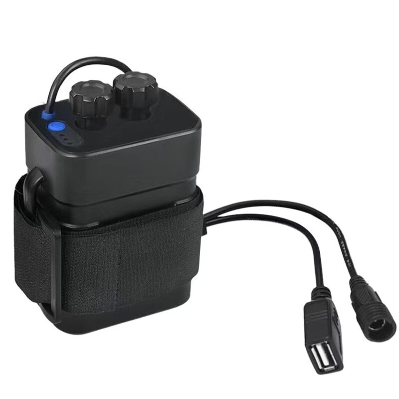 Dual Output Voltage 5V/12V Rechargeable Lithium Battery with Charger, Power Storage, Large Capacity, Long Battery Life Dual Output Voltage 5V/12V Rechargeable Lithium Battery with Charger, Power Storage, Large Capacity, Long Battery Life