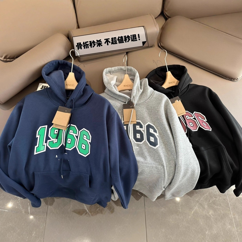 Bh North Face 1966 Hooded Cotton Sweatshirt Autumn and Winter New Style for Men and Women Couples Same Style Classic High Version Loose Sweatshirt Bh North Face 1966 Hooded Cotton Sweatshirt Autumn and Winter New Style for Men and Women Couples Same Style Classic High Version Loose Sweatshirt