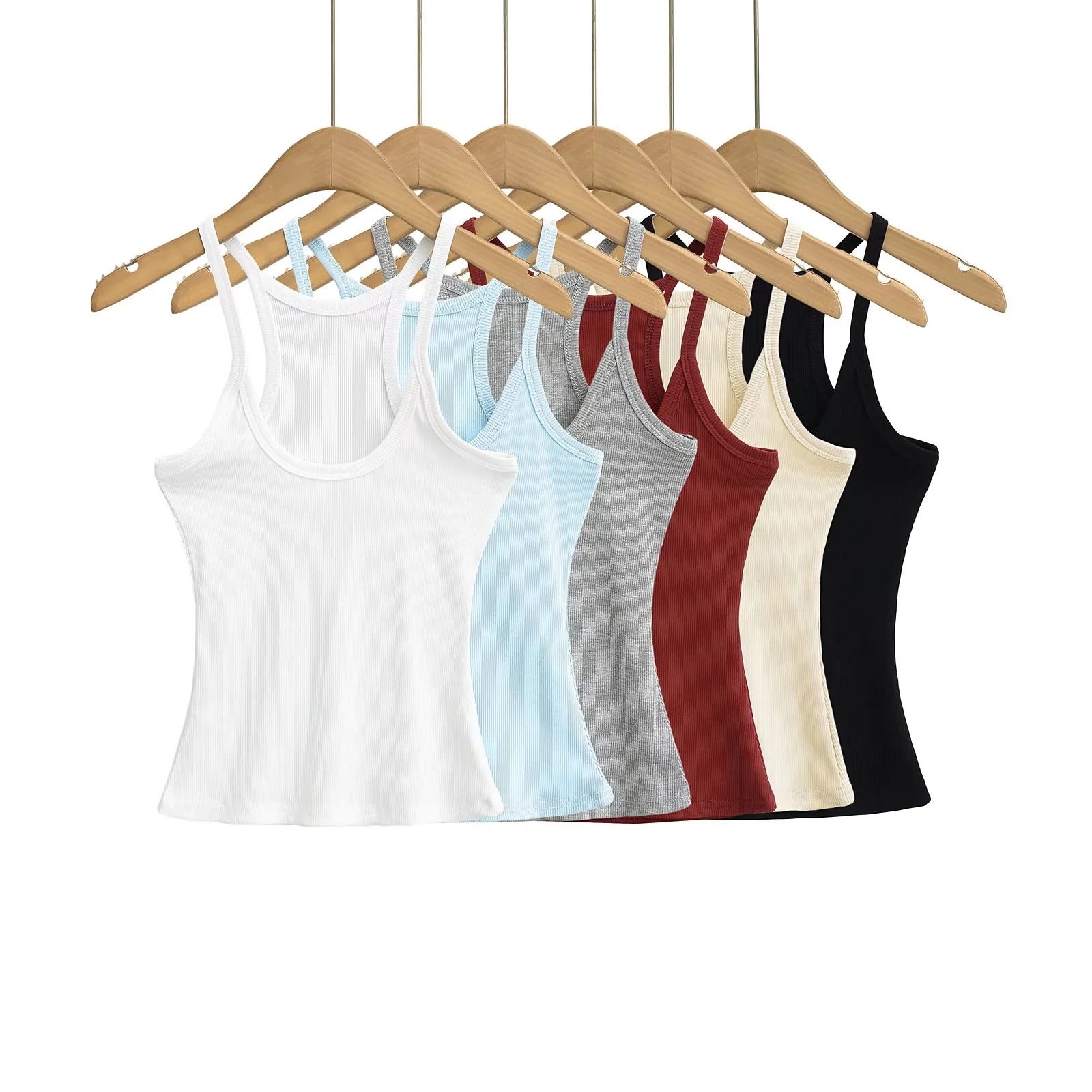 Sexy summer fitted short base tank top sleevless