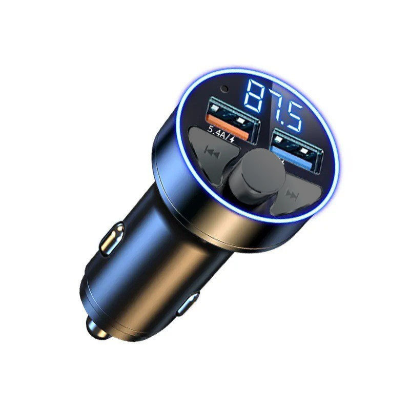 現物秒発クロスボーダー車載充電器デジタル表示超高速充電bluetooth MP3プレーヤーナビゲーションハンズフリー電話|undefined