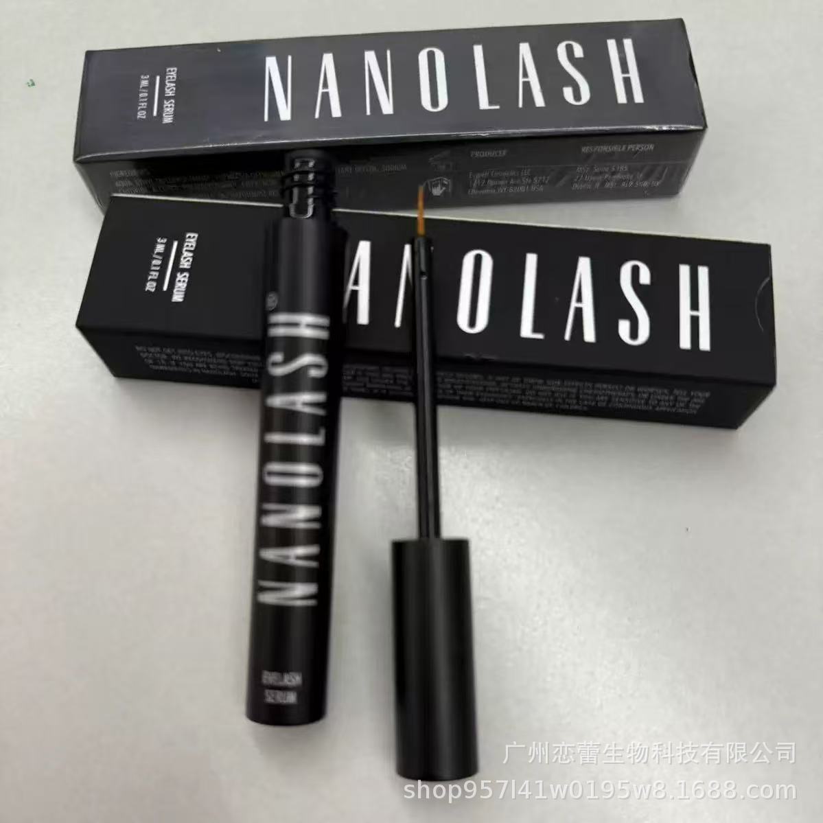 In-Stock Nanolash Eyelash and Eyebrow Liquid, Exclusively for Cross-Border Sales, Inquire for Price 3ml