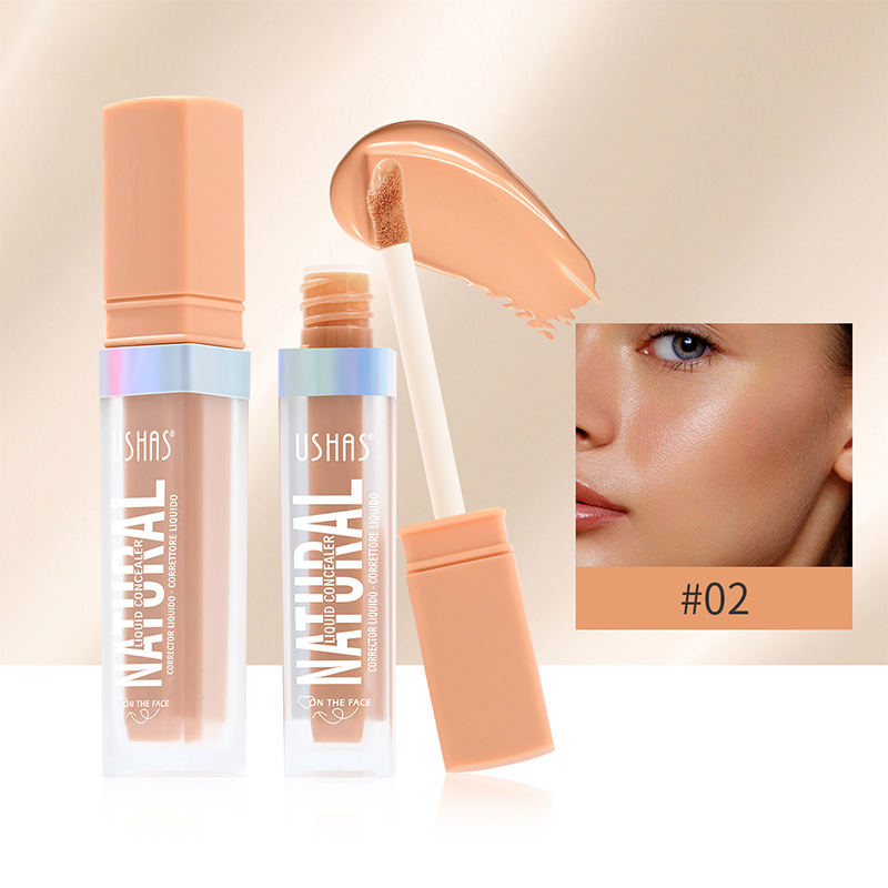 USHAS European and American Cross-border spot corrector base líquida para cubrir las ojeras y las marcas de acné, impermeable y sin maquillaje UC008A B
