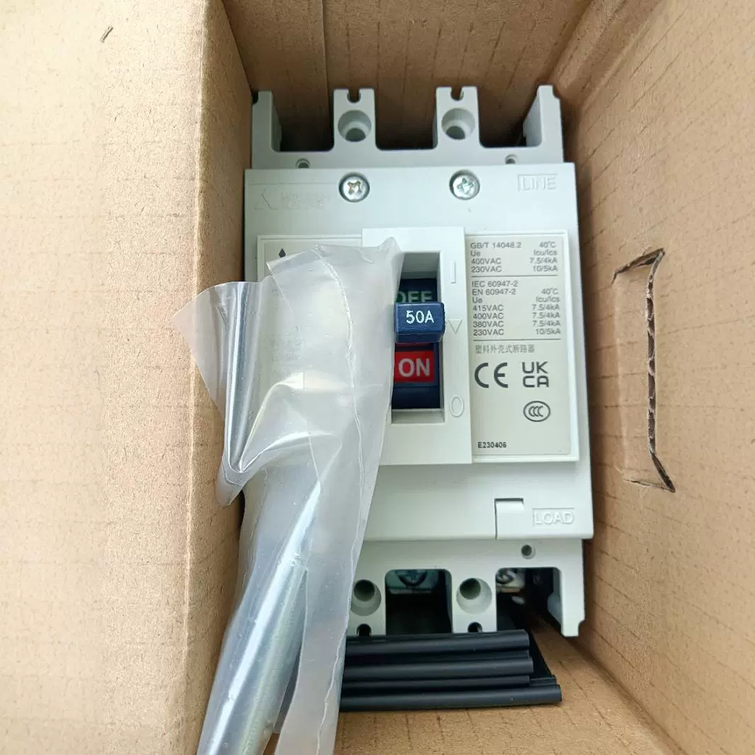 Совершенно новый оригинальный автоматический выключатель Mitsubishi в пластиковом корпусе NFC60-SMXA 3P 50A
