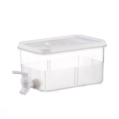 Household refrigerator cold kettle with faucet 3L capacity lemon fruit teapot beverage juice teapot cold kettle