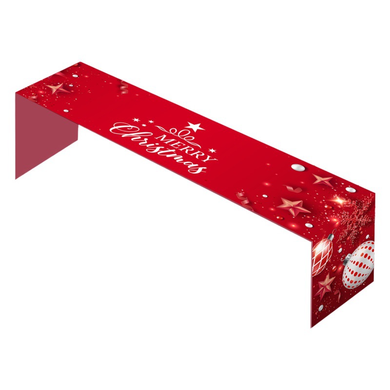 2022 transfronterizo nuevo camino de mesa de Navidad mantel mesa de comedor sala de estar decoración suministros impresión creativa a prueba de agua