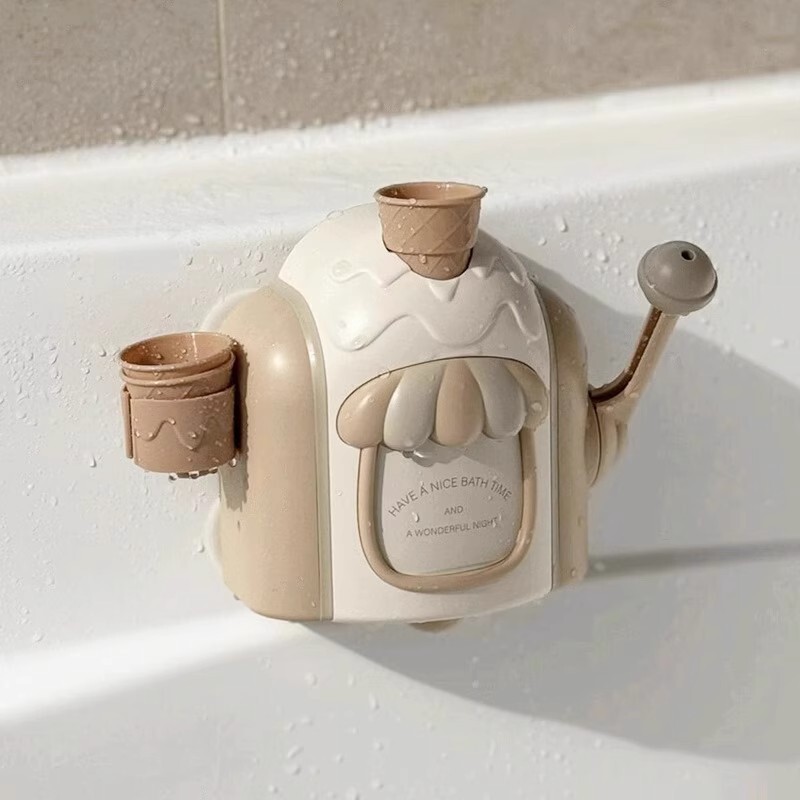 Cross-Border Children's Bathroom Ice Cream Hand-Pressed Bubble Machine Bath Water Play Toy Manual Bubble Maker Ice Cream Cross-Border Children's Bathroom Ice Cream Hand-Pressed Bubble Machine Bath Water Play Toy Manual Bubble Maker Ice Cream