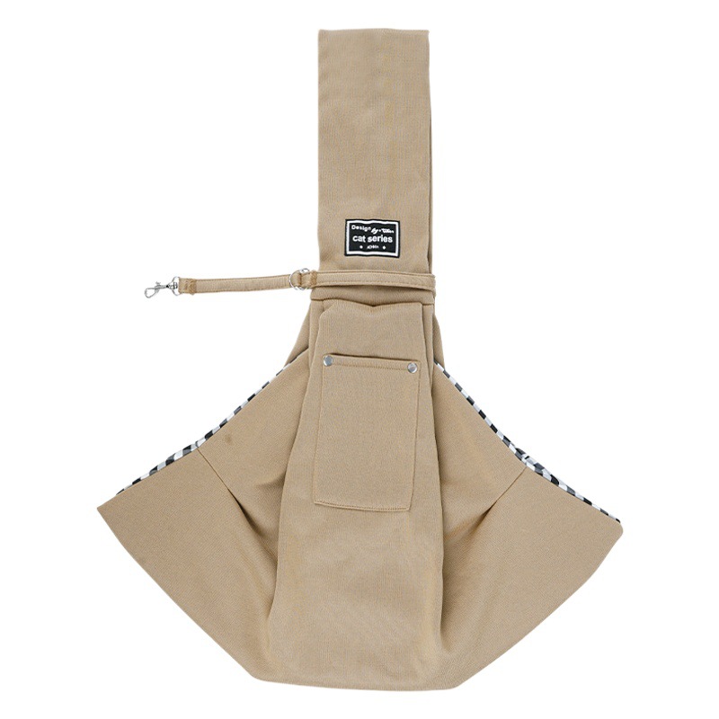 Transfronterizo nuevo transpirable plegable oblicua bolsa de mascotas de gran capacidad de viaje de compras bolsa de gato al por mayor