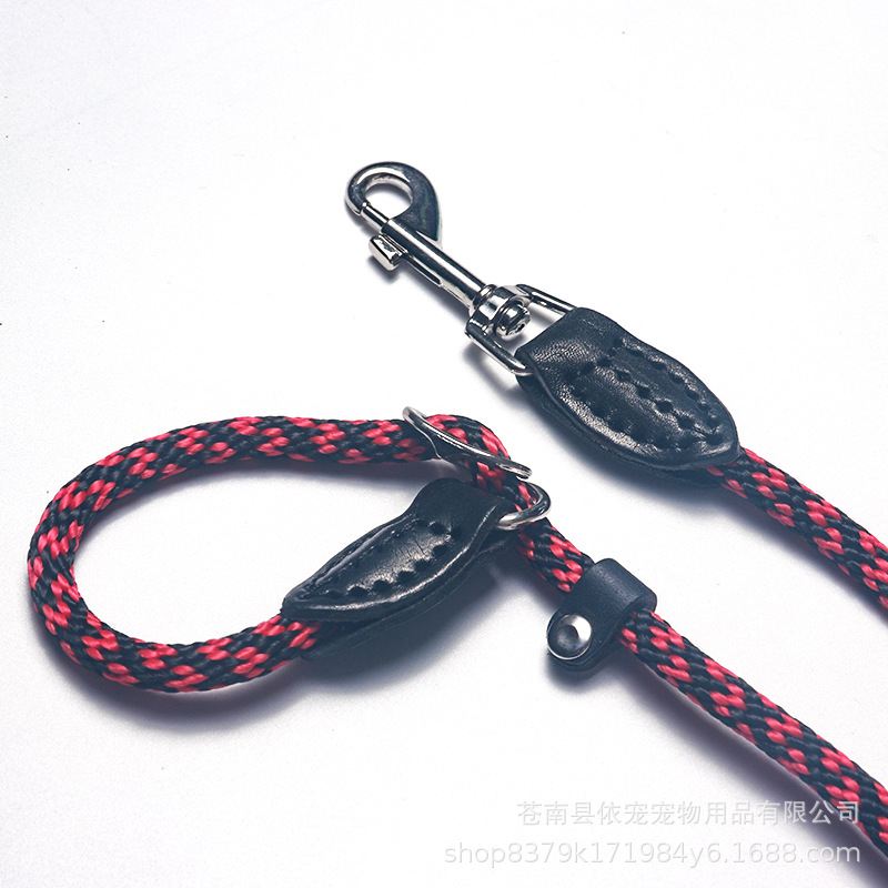 Directo de fábrica nylon multi-color correa de perro correa de mascota resistente a tirones correa de cadena P correa de perro