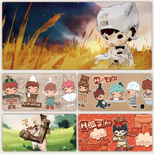 泡泡玛特小野卡通鼠标垫办公室手托垫大号护腕电脑键盘垫学生桌垫