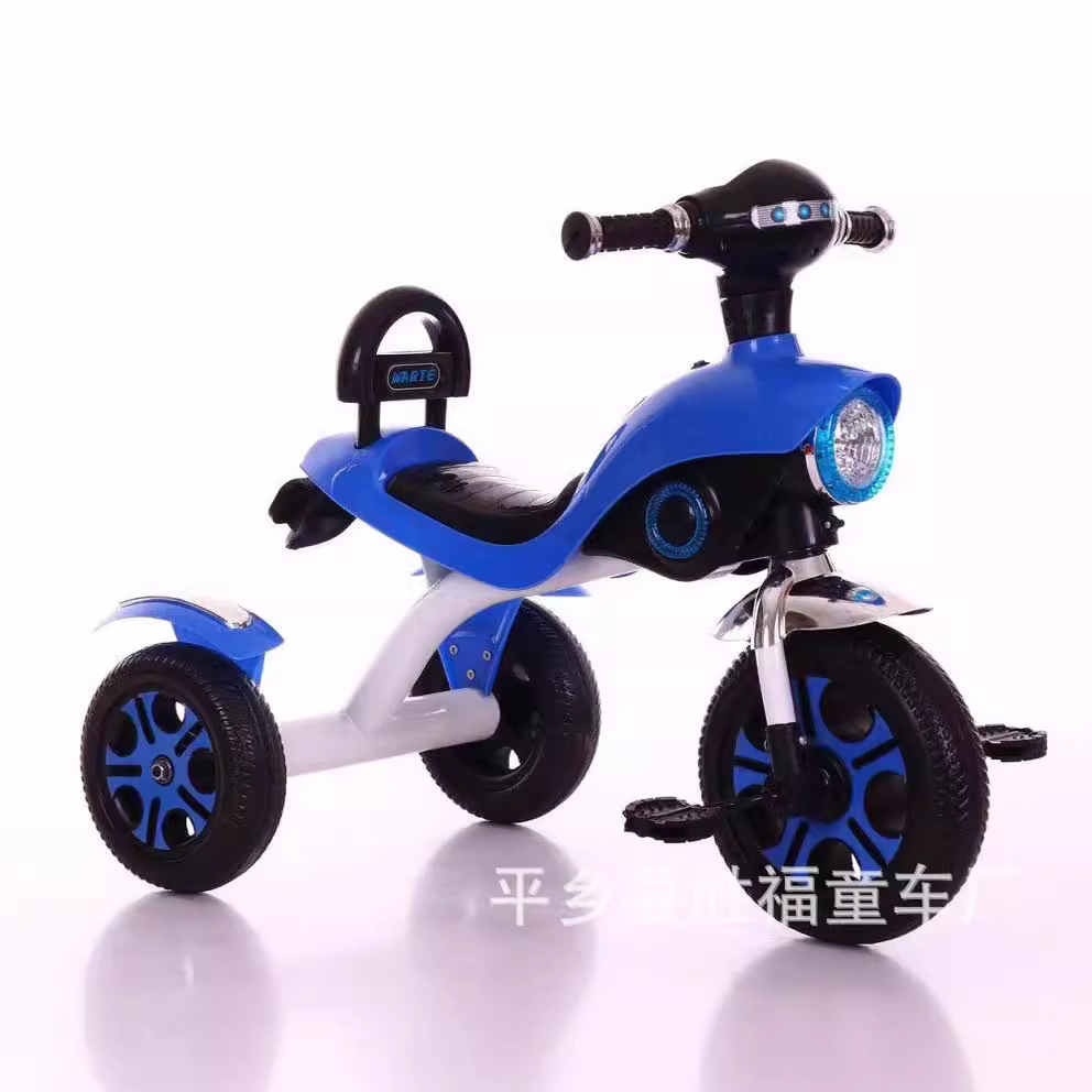 Los fabricantes suministran triciclo infantil de comercio exterior bebé pedal bicicleta música triciclo para niños