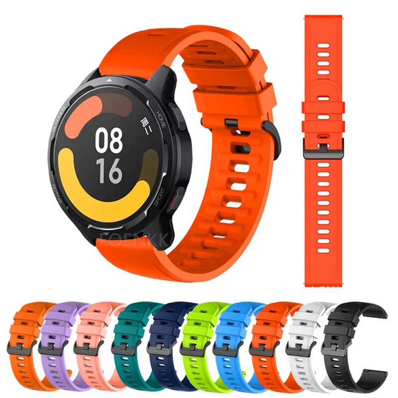 Suitable for Huami Gtr4/3/2 Silicone Watch Strap and Xiaomi Watch Color 2 Sports Replacement Gts 2E Wristband