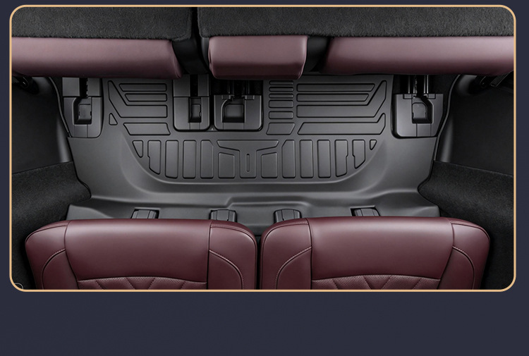 Suitable for Chery Tiggo 8L five-seater, full coverage with threshold carpet, waterproof interior modification TPE car floor mats
