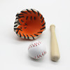 Street baseball softball small set for leisure, accessory, 3 piece set